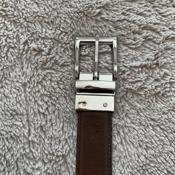 Men’s Polo Ralph Lauren reversible black and brown belt - Picture 3 of 4